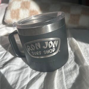 Yeti Black Mug with Clear Lid